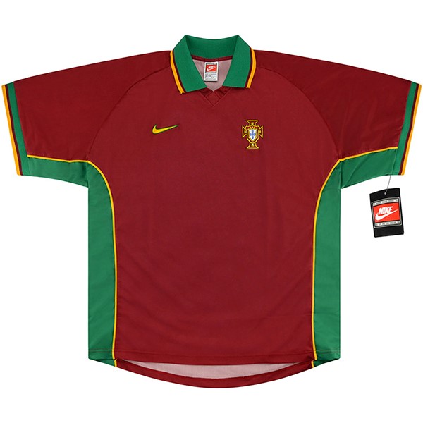 Authentic Camiseta Portugal 1ª Retro 1998 Rojo